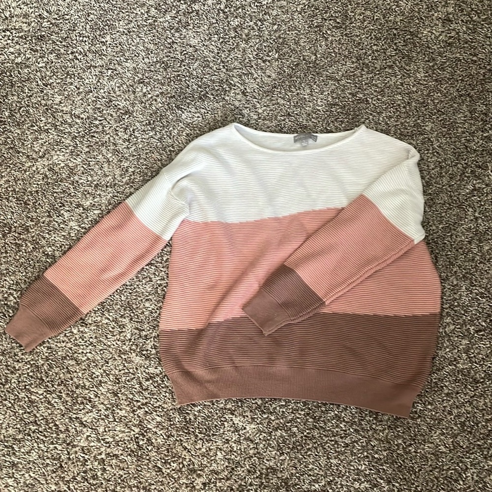 Multicolor long sleeve sweater